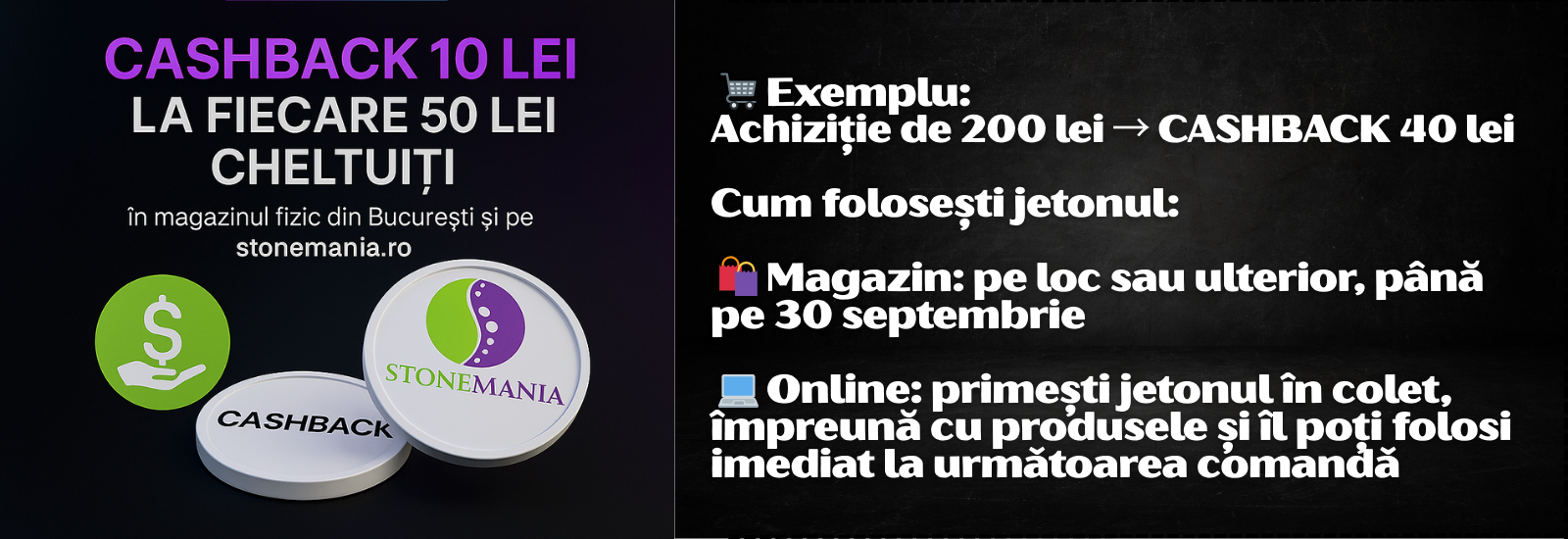 STONEMANIA CASHBACK