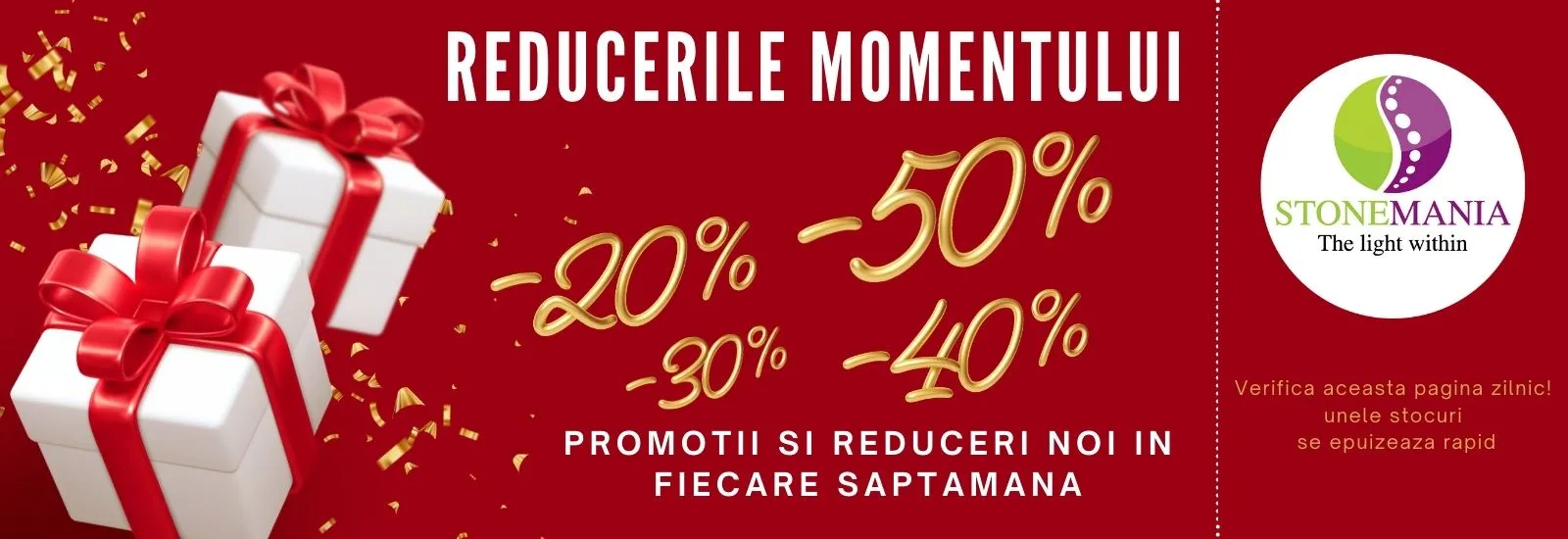 Promotiile Saptamanii - Reducerile momentului STONEMANIA BIJOU