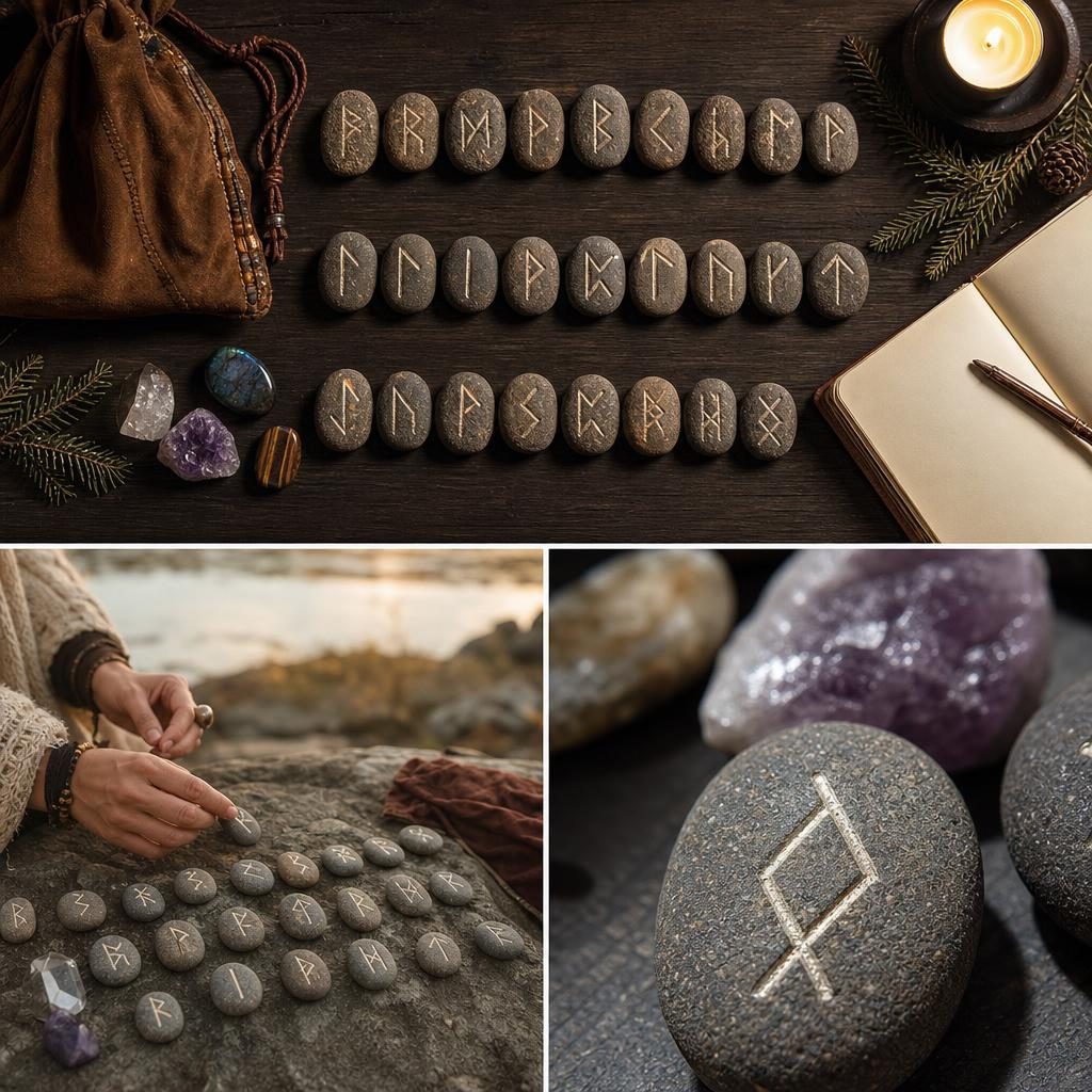 Cele 24 de rune nordice: ghid pentru incepatori – detaliu vizual