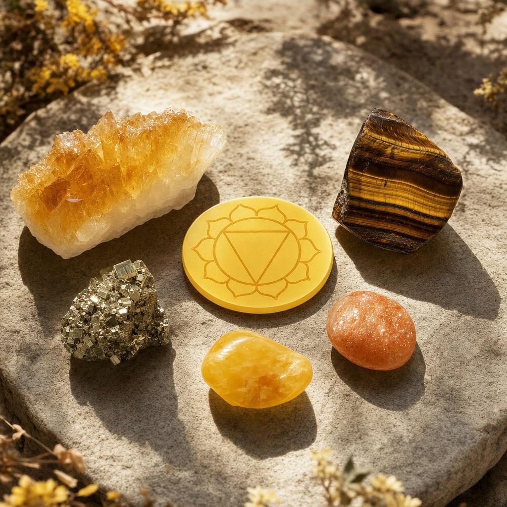 Chakra Plexului Solar: cristale asociate si ghid practic – imagine principală