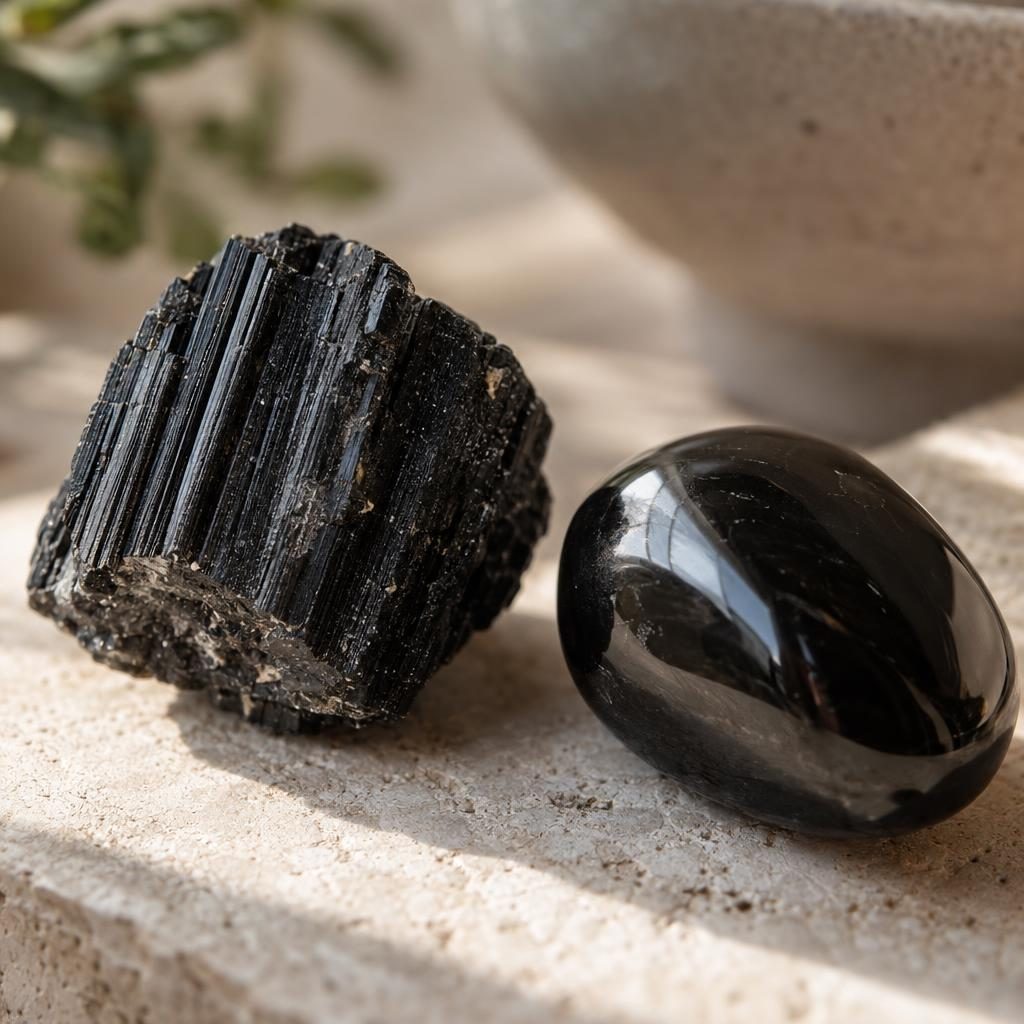 Turmalina sau obsidianul: ce alegi pentru tine? – detaliu vizual
