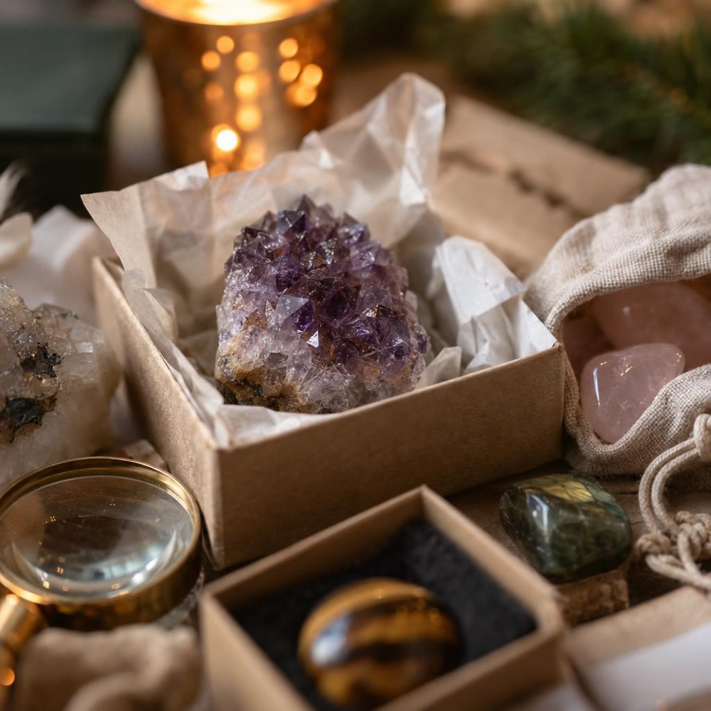 Calendar de Advent cu cristale facut de tine: 24 de surprize – detaliu vizual