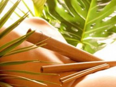Beneficiile masajului cu bete de bambus-masaj spate