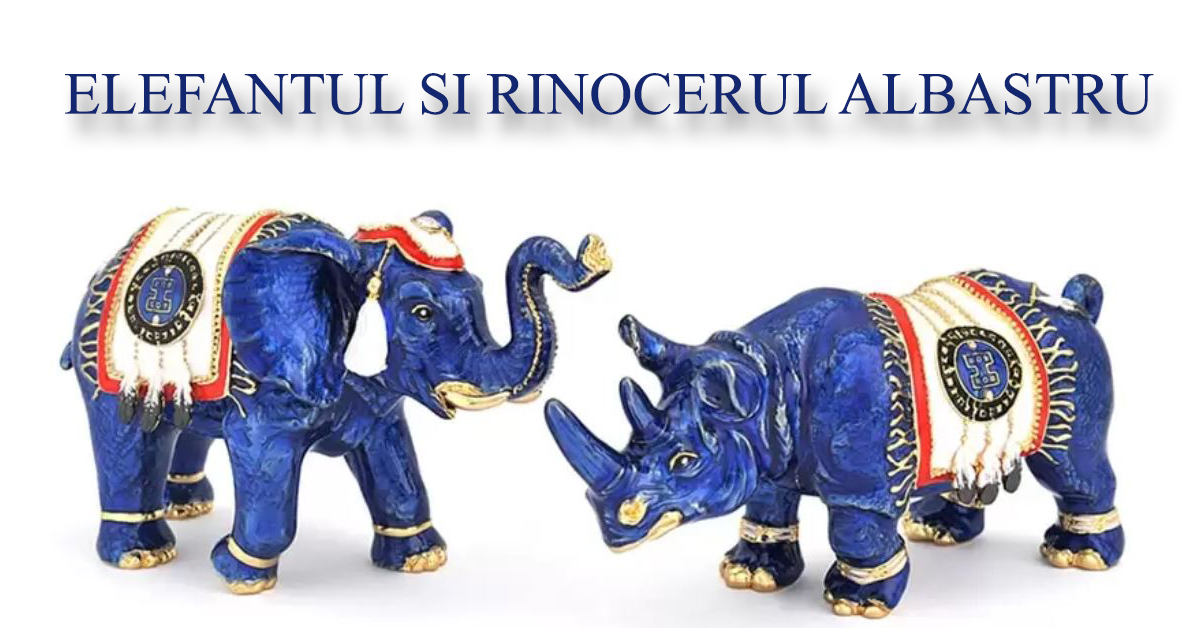 Elefantul si rinocerul albastru