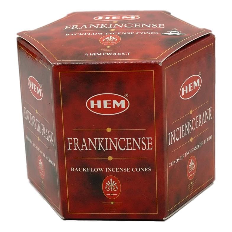 Conuri parfumate hem frankincense backflow - 40 buc