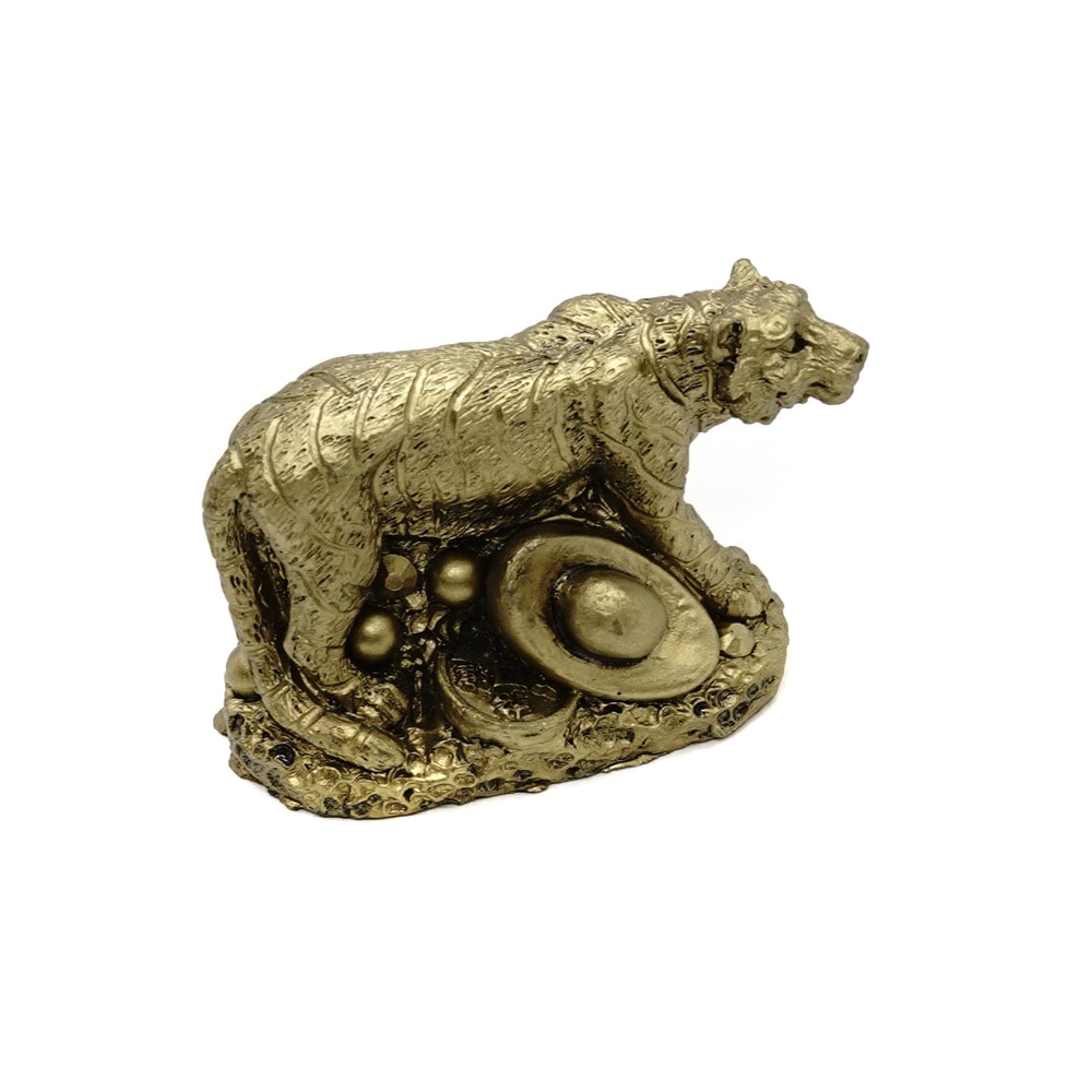 Statueta feng shui tigru cu pepita - 5cm