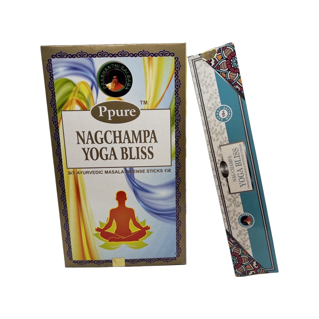 Betisoare parfumate ppure nag champa yoga bliss 15g