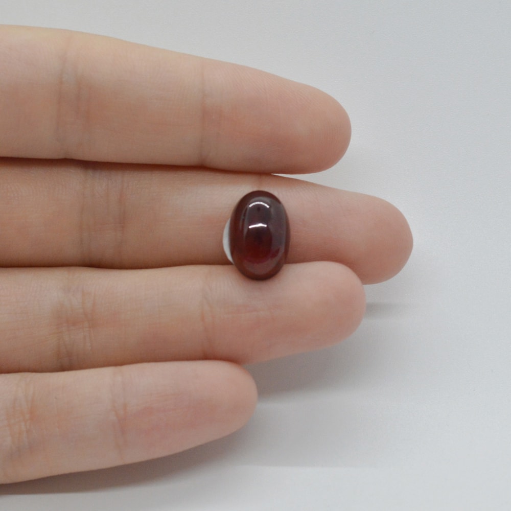 Cabochon granat hessonit 13x9x5mm c93