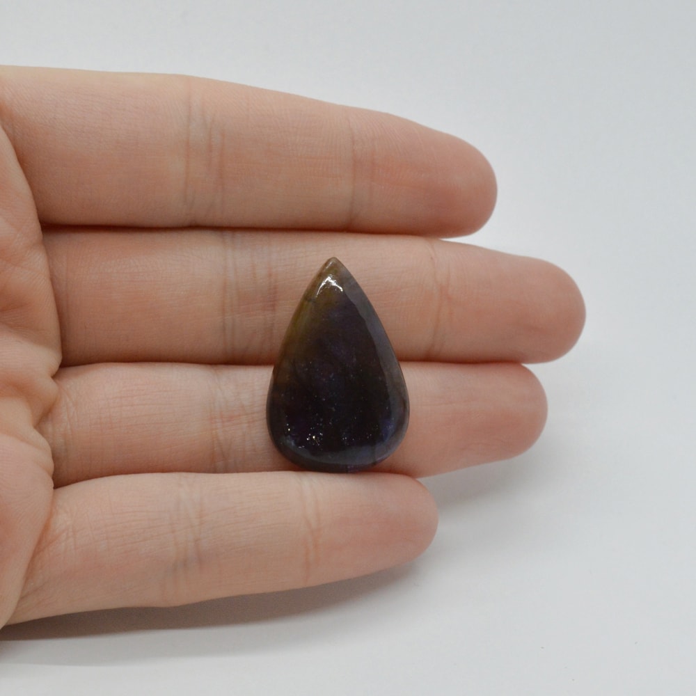 Cabochon iolith sun stone 26x18x5mm c88