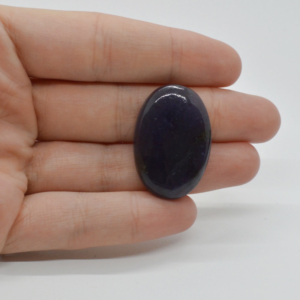 Cabochon iolith sun stone 31x21x6mm c27