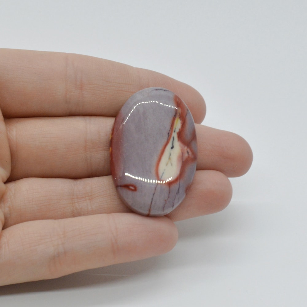 Cabochon mookait 37x24x6mm c27