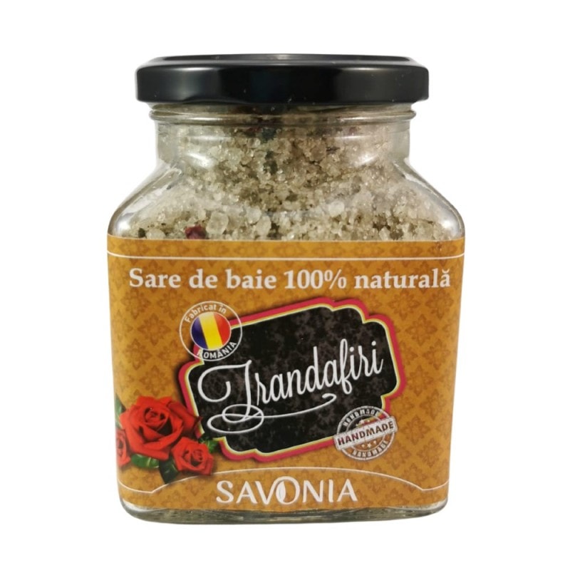 Sare de baie cu trandafiri savonia 350g