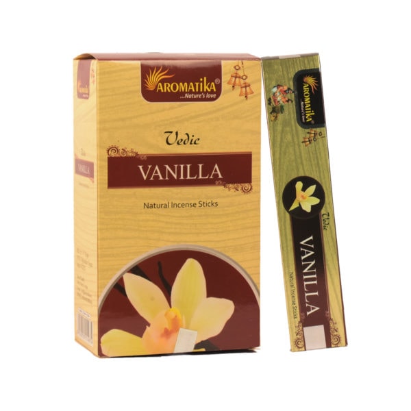 Betisoare parfumate aromatika vedic - vanilla 15g