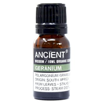 Ulei esential organic ancient wisdom geranium muscata 10ml