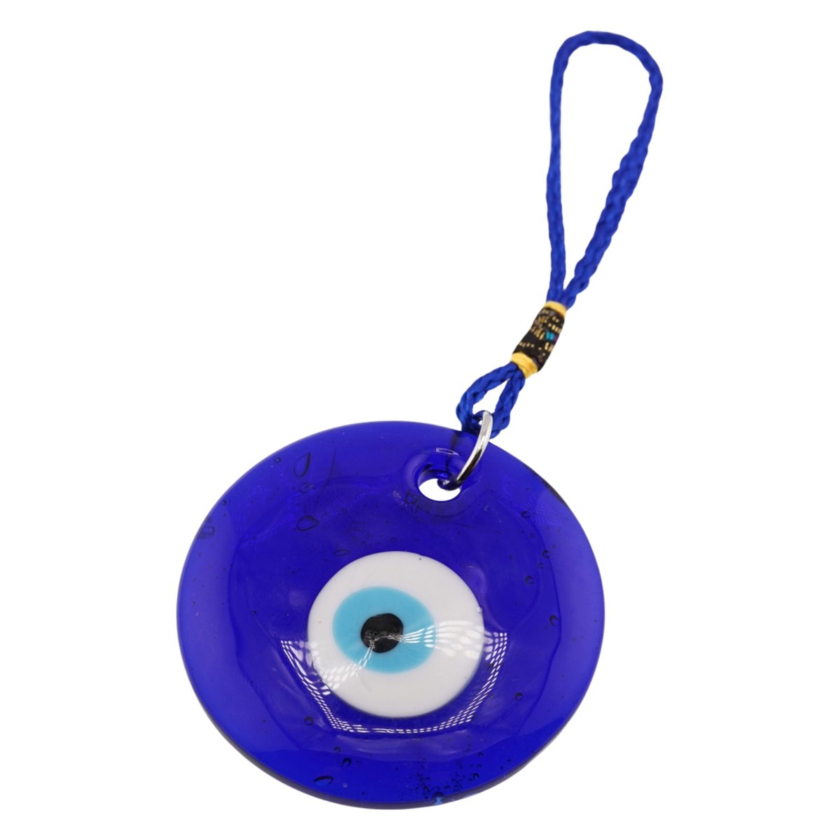 Amuleta feng shui cu ochi protector din sticla rotund 6cm