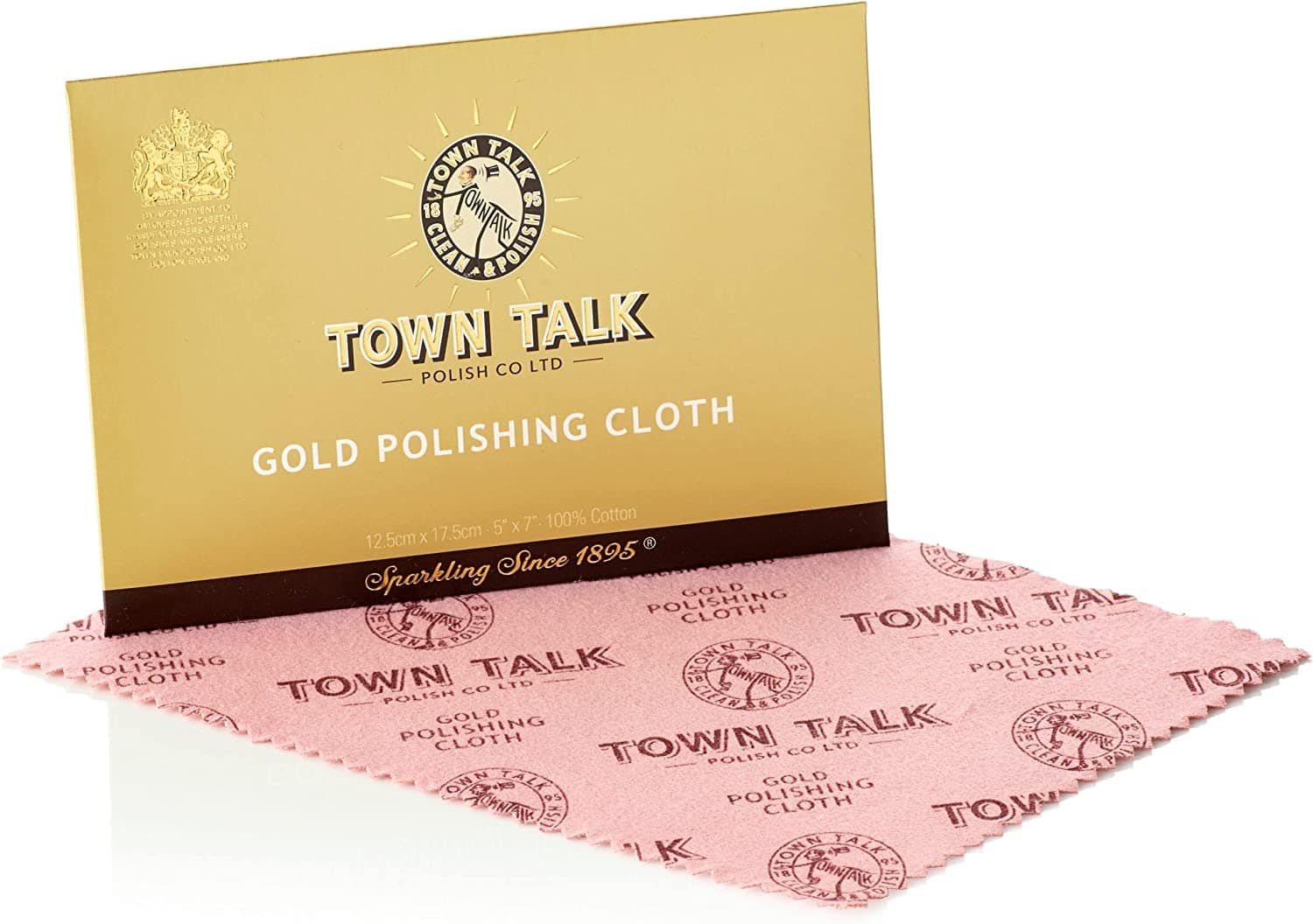 Laveta pentru curatat bijuteriile din aur brilliant gold polishing cloth town talk