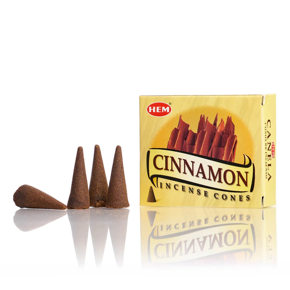 Conuri parfumate fumigatie hem cinnamon 10 buc