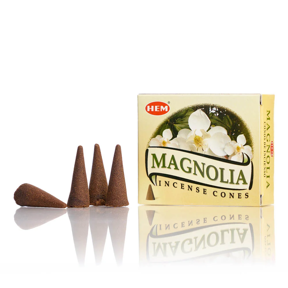 Conuri parfumate fumigatie hem magnolia 10 buc