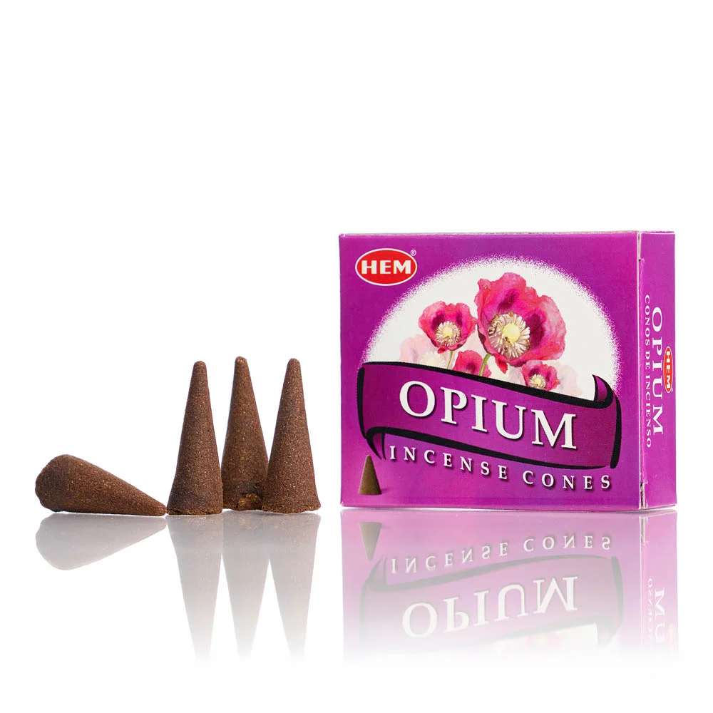 Conuri parfumate fumigatie hem opium 10 buc