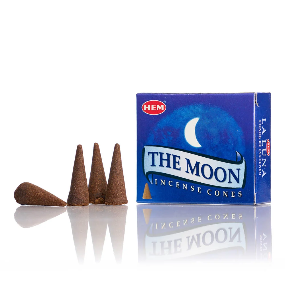 Conuri parfumate fumigatie hem the moon 10 buc