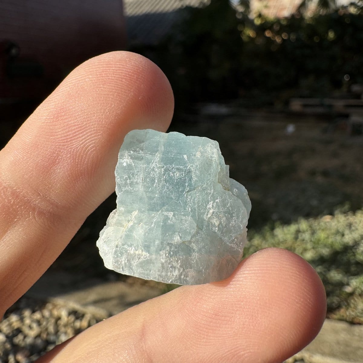 Acvamarin pakistan cristal natural unicat c10