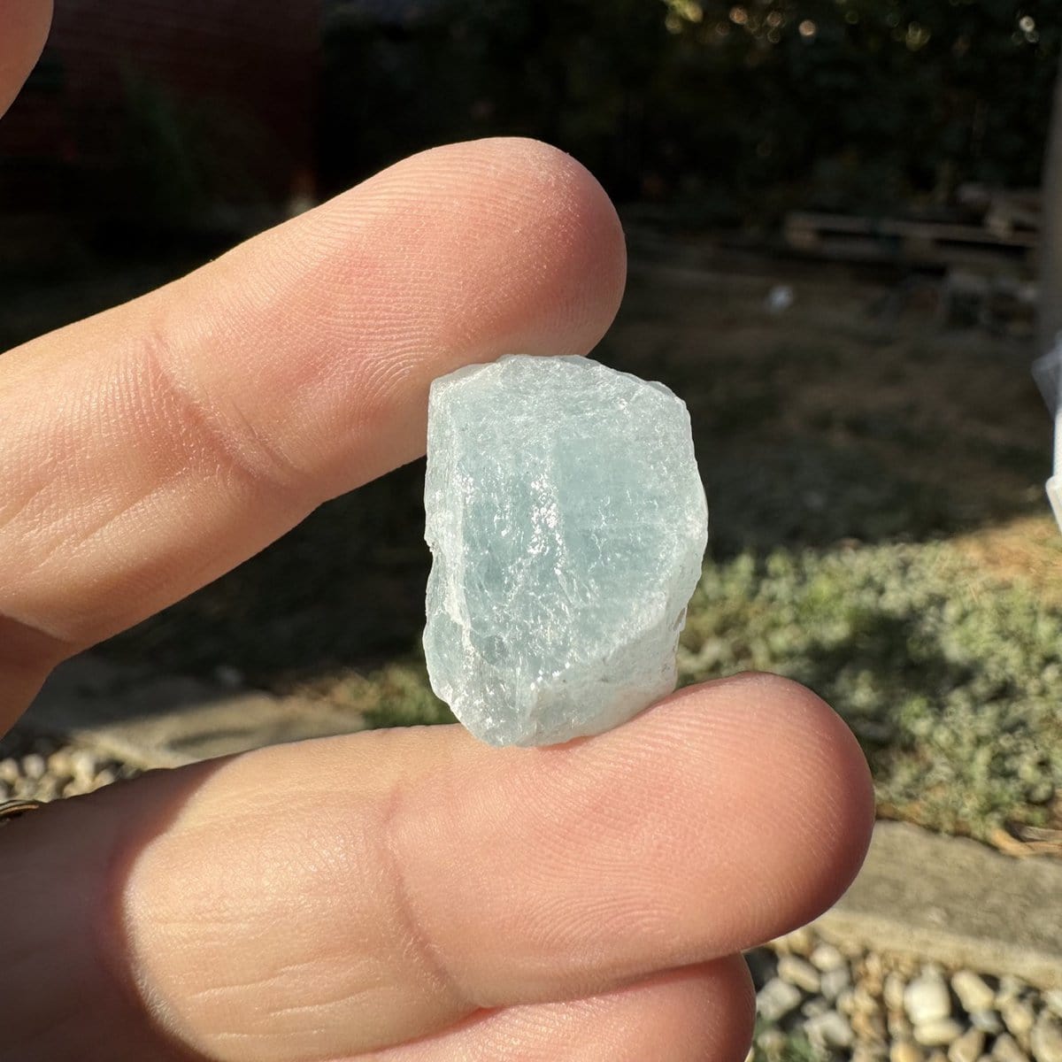 Acvamarin pakistan cristal natural unicat c16