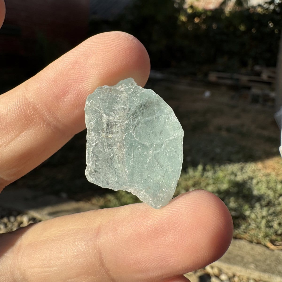 Acvamarin pakistan cristal natural unicat c18