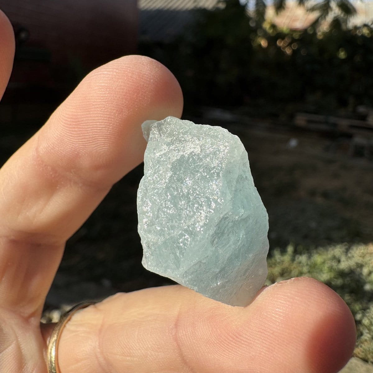 Acvamarin pakistan cristal natural unicat c21