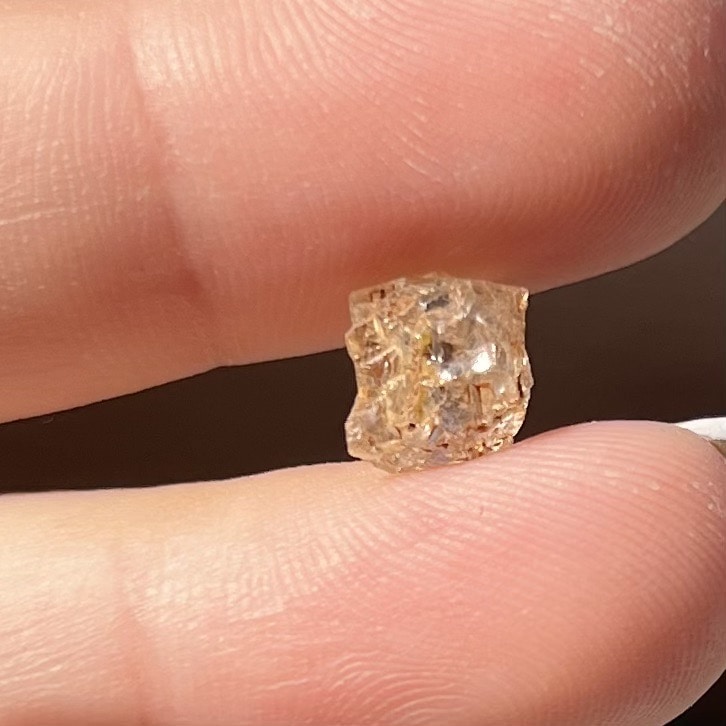 Fenacit nigerian cristal natural unicat b10