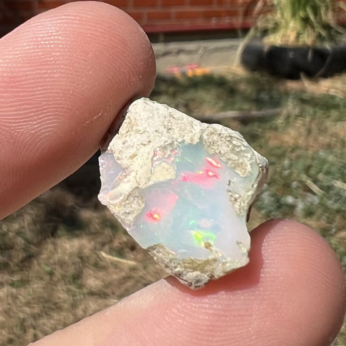 Opal de foc aaa cristal natural unicat a9