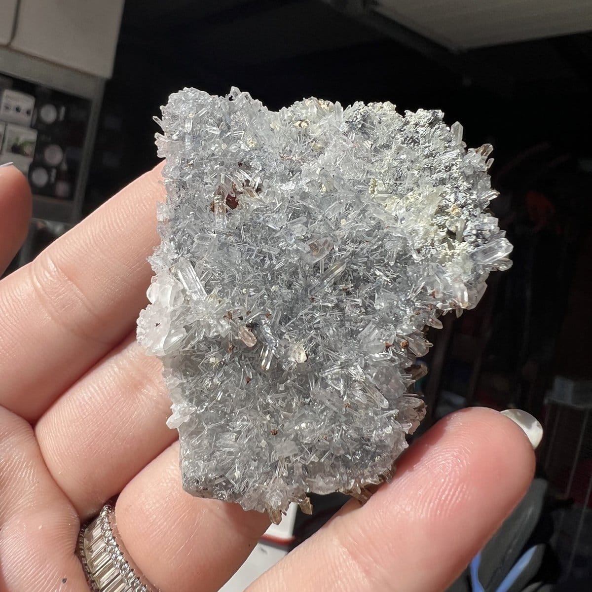 Floare de mina pentru colectie cristal natural unicat c108 lot 2