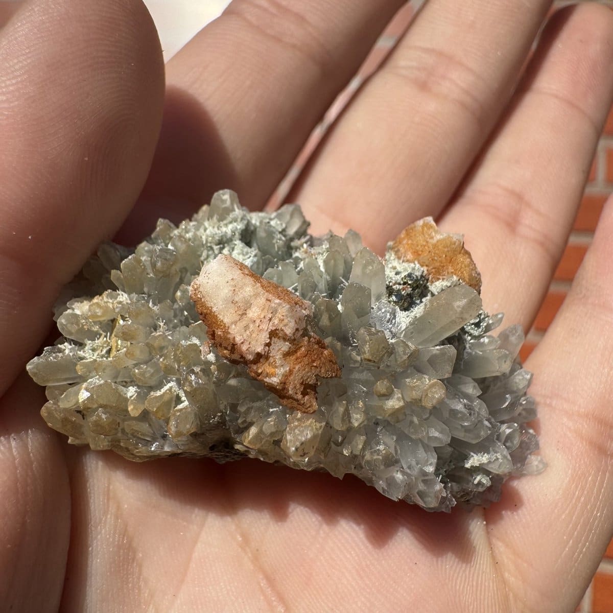 Floare de mina pentru colectie cristal natural unicat c205 lot 2