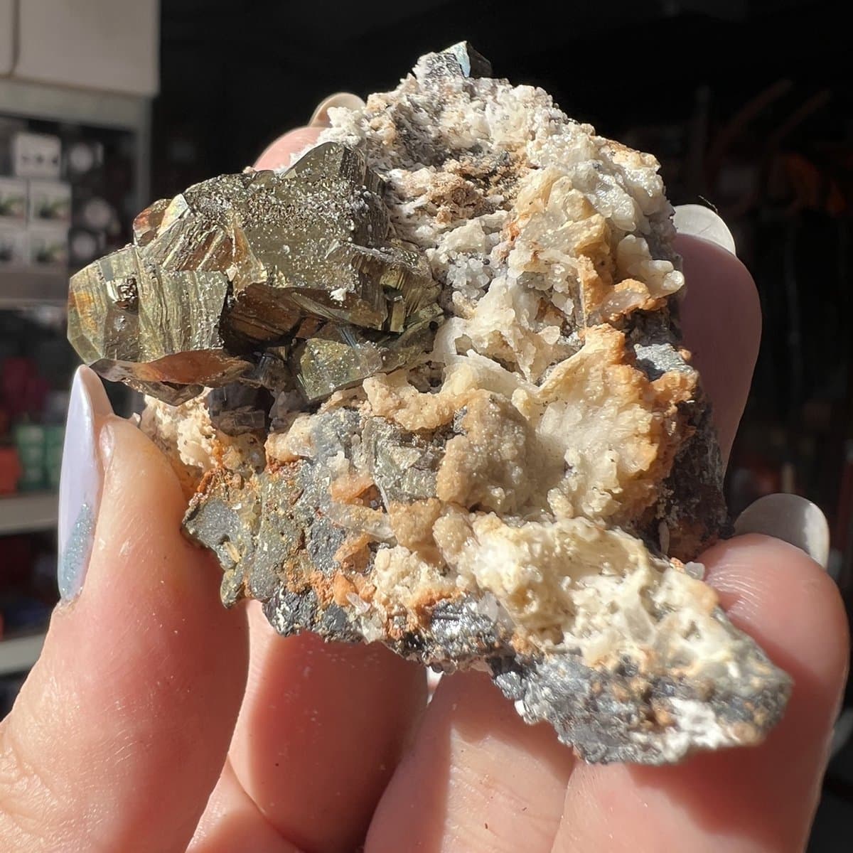 Floare de mina pentru colectie cristal natural unicat c267 lot 2