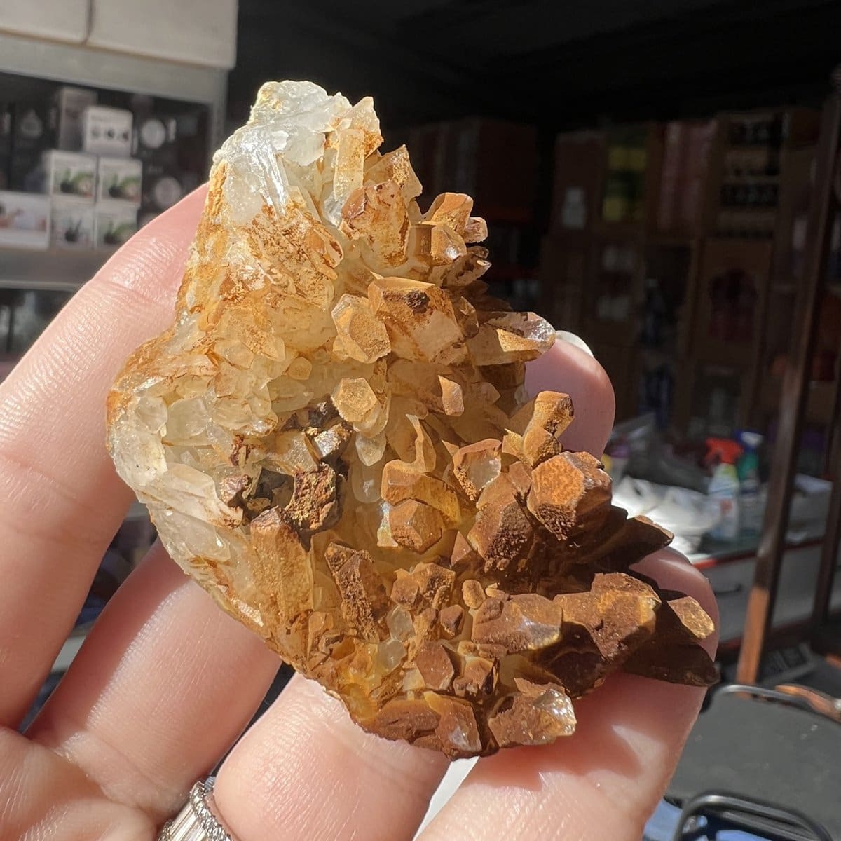 Floare de mina pentru colectie cristal natural unicat c37 lot 2