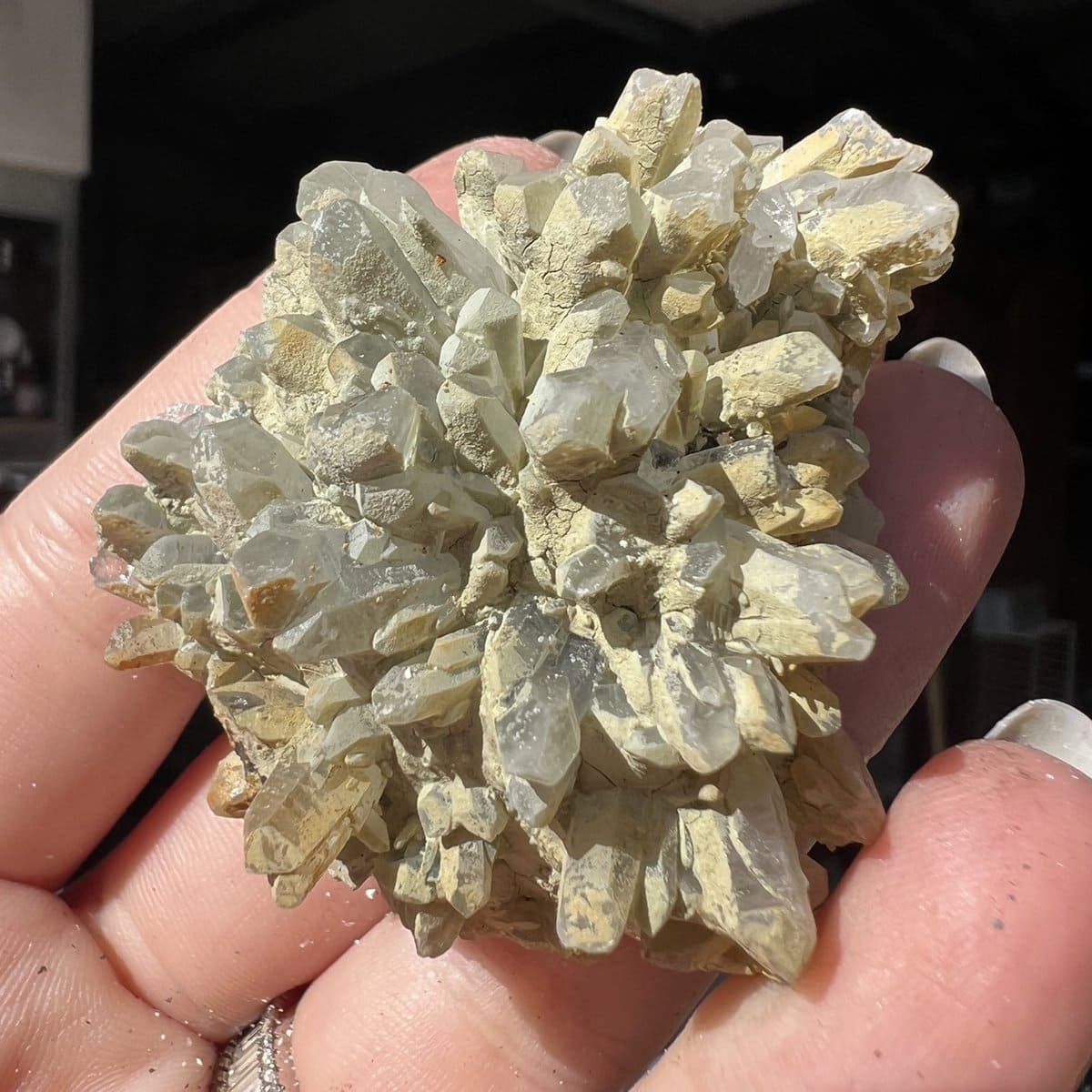 Floare de mina pentru colectie cristal natural unicat c46 lot 2