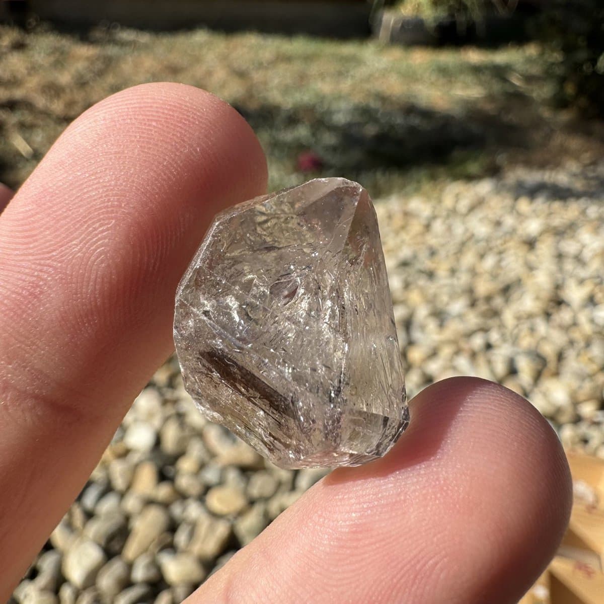 Diamant herkimer cristal natural unicat b9