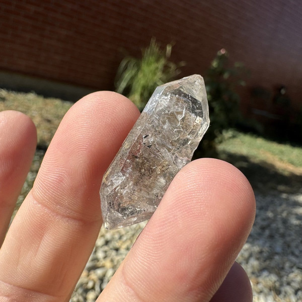 Diamant herkimer cristal natural unicat b15