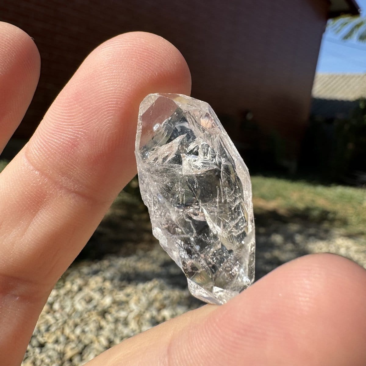 Diamant herkimer cristal natural unicat b18