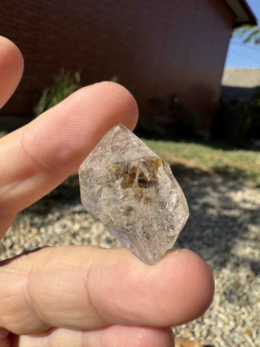 Diamant herkimer cristal natural unicat b26