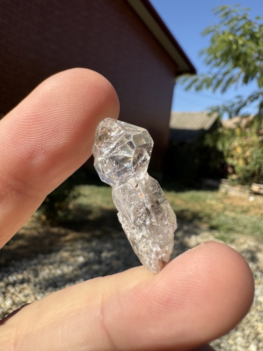 Diamant herkimer cristal natural unicat b28