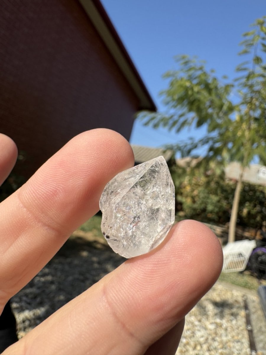 Diamant herkimer cristal natural unicat b31