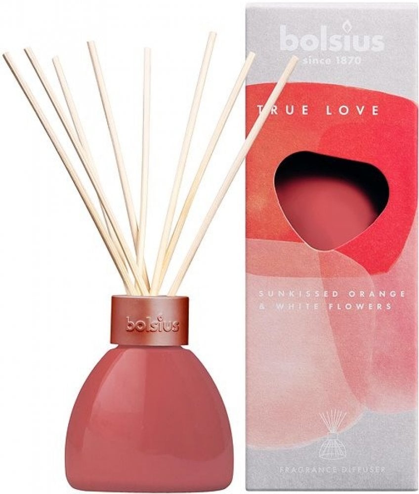 Odorizant difuzor cu betisoare pentru casa true bolsius - love 45ml