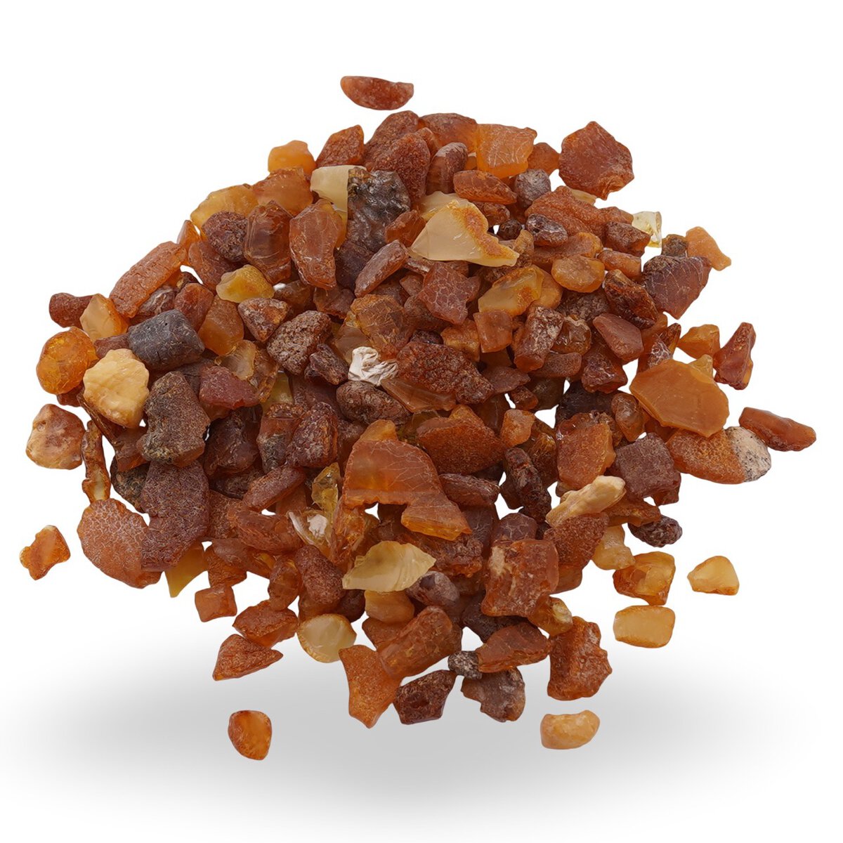 Cristal natural chihlimbar pietre chips brute mici 5-8mm 15g