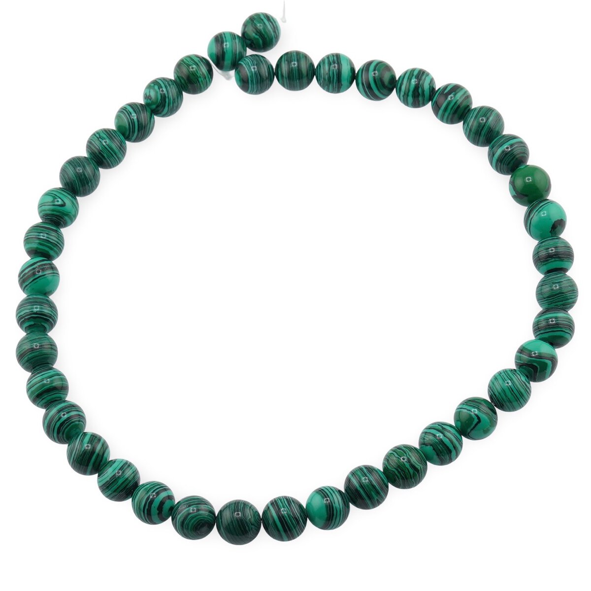 Sirag malachit sfere 10mm 39cm