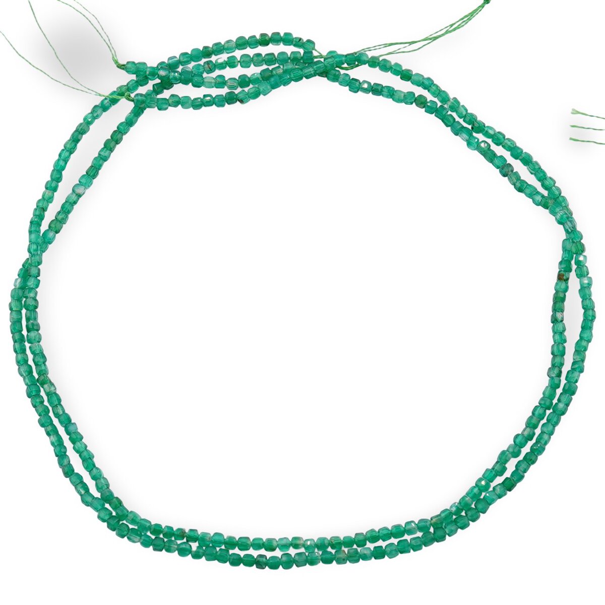 Sirag onix verde cuburi 2mm 39cm