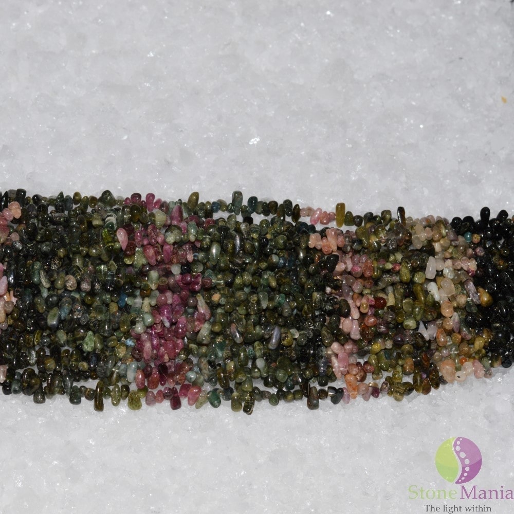 Sirag turmalina multicolor drops 6-8mm 33cm