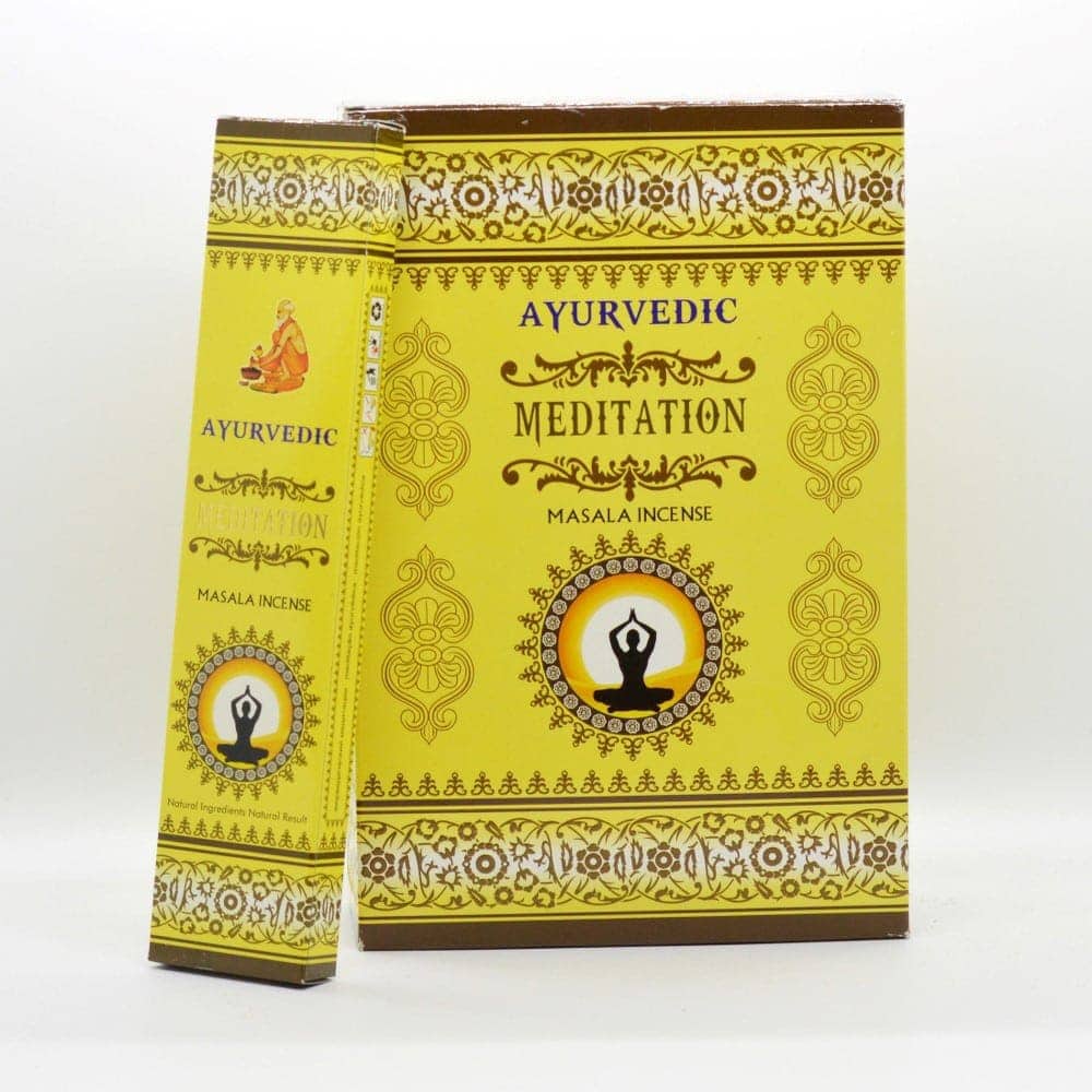 Betisoare parfumate ayurvedic meditation 15 buc