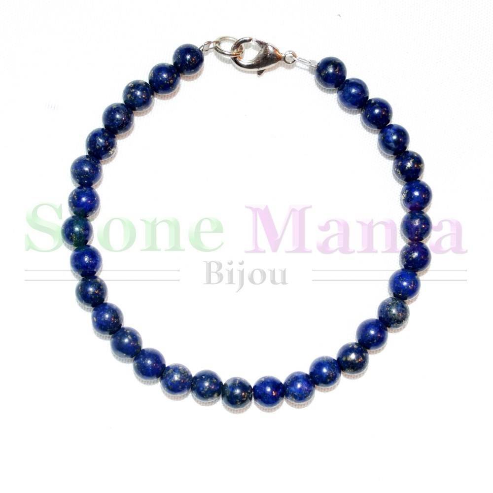 Bratara lapis lazuli sfere 6mm