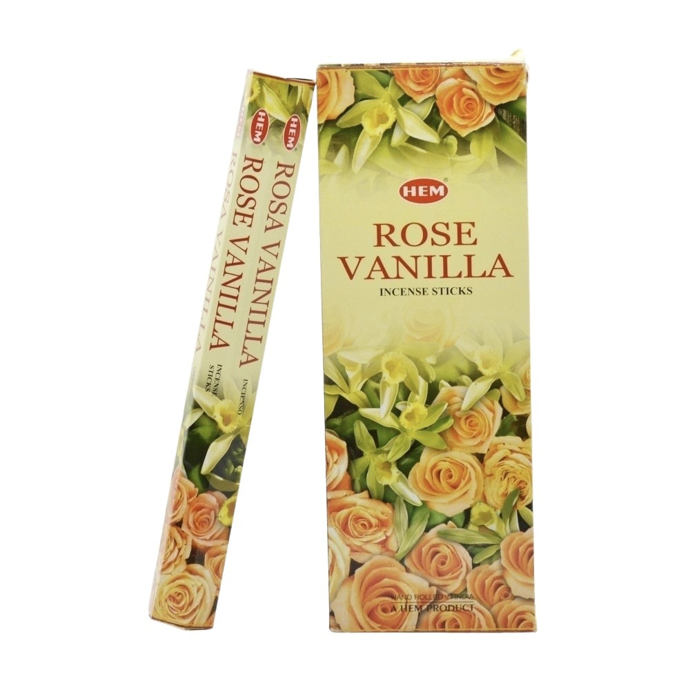 Betisoare parfumate hem rose vanilla 20 buc