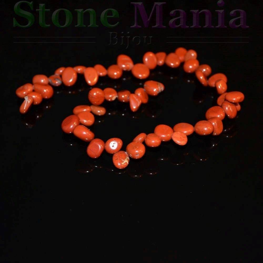 Stonemania Bijou Colier jasp rosu freeform
